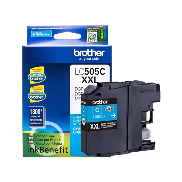 BROTHER - TINTA BROTHER LC505C CYAN (LC505C)