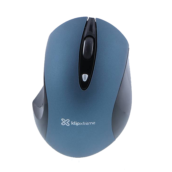 KLIP XTREME - MOUSE OPTICO SILENCIOSO INALAMBRICO 2.4 GHZ AZUL (KMW-400BL)