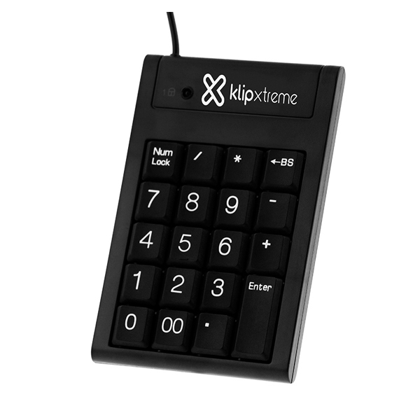 KLIP XTREME - TECLADO NUMERICO USB  KEYPAD NEGRO KNP-100 (KNP-100)