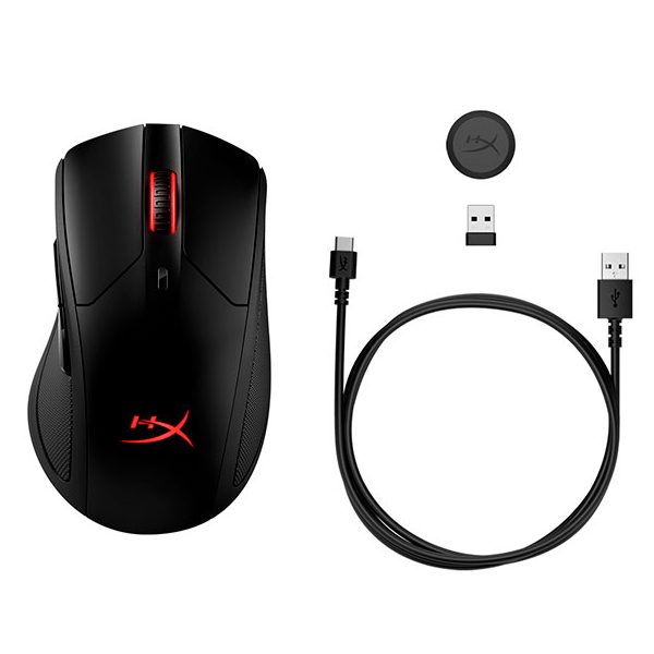 HYPERX - MOUSE PULSEFIRE DART RGB WIRELESS GAMING (HX-MC006B)