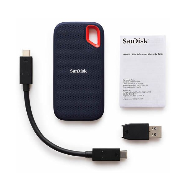 SANDISK - SSD 250GB EXTREME PORTABLE USB3.1 (USB-C) 125-BIT AES (SDSSDE60-250G-G25)