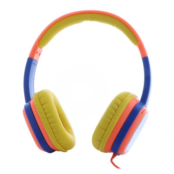 XTECH - AUDIFONO PARA NIÃ‘OS C/CABLE LIMITE DE VOL COLOR NARANJ (XTH-350OR)