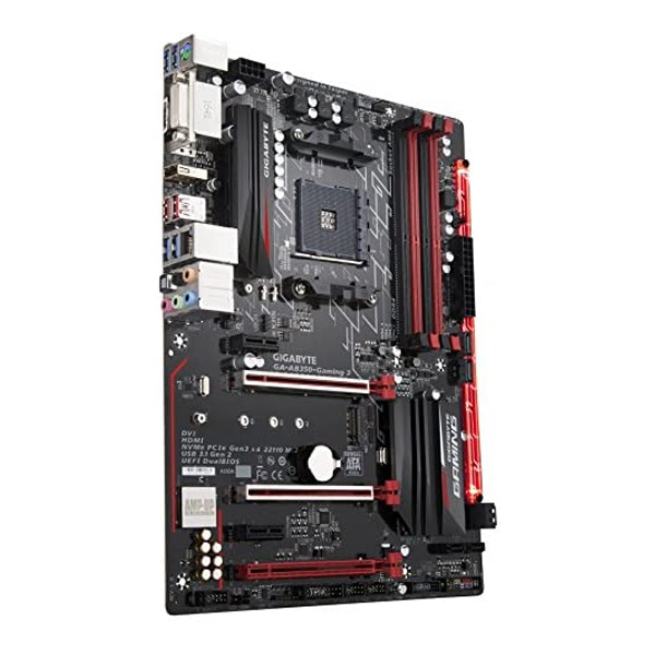 ASUS - PLACA MADRE GIGABYTE GA-AB350M-GAMMING 3  AM4 MATX (AB350M-GAMING 3)
