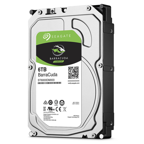 SEAGATE - 6TB 3.5 5400RPM SATA3 256MB BARRACUDA USO PC (ST6000DM003)