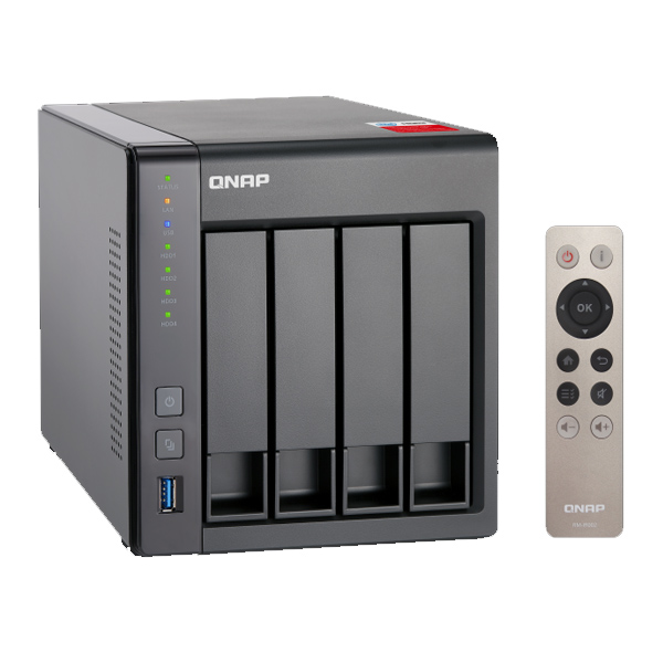 QNAP - 4 BAYS NAS TS-451+-8G-US SATA 6GB/S RAM 8 GB ISCSI (TS-451+-8G-US)