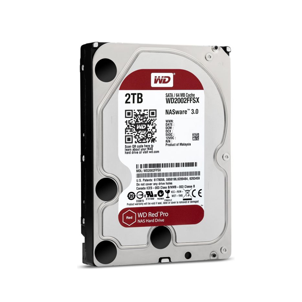 WESTERN DIGITAL - RED PRO 2TB SERIAL ATA III INTERNAL HARD DRIVE (WD2002FFSX)