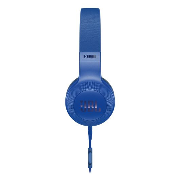 JBL - E35 HEADPHONES WITH MIC - ON-EAR - WIRED - BLUE (JBLE35BLU)