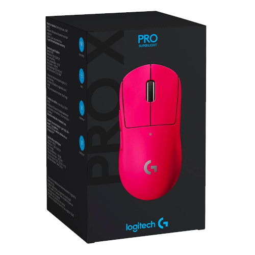 LOGITECH - PRO X SUPERLIGHT MAGENTA (910-005955)