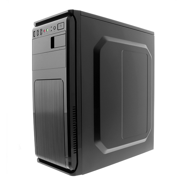 XTECH - XTECH GABINETE ATX/MICROATX FUENTE 600W USB2.0X2 NEGRO  (XTQ-209CL)