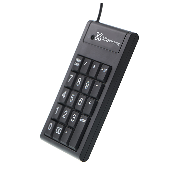 KLIP XTREME - TECLADO NUMERICO USB  KEYPAD NEGRO KNP-100 (KNP-100)