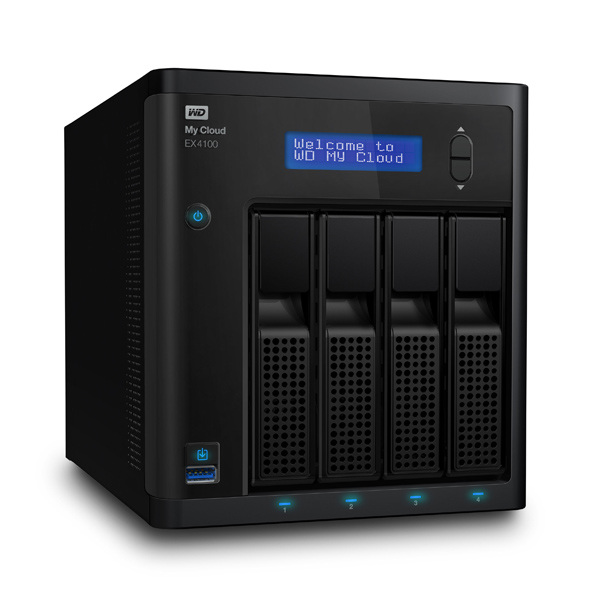 WESTERN DIGITAL - WD MY CLOUD EX4100 WDBWZE0000NBK - SERVIDOR NAS - 4 COMPARTIMIENTOS (WDBWZE0000NBK-NESN)