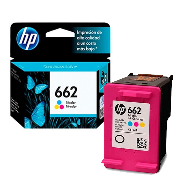 HP - TINTA TRICOLOR 662 INK CARTRIDGE (CZ104AL)