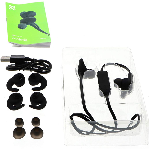 KLIP XTREME - AUDIFONO DEPORTIVO C/MICROFONO BLUETOOTH ATHLETIK NEG (KHS-633BK)