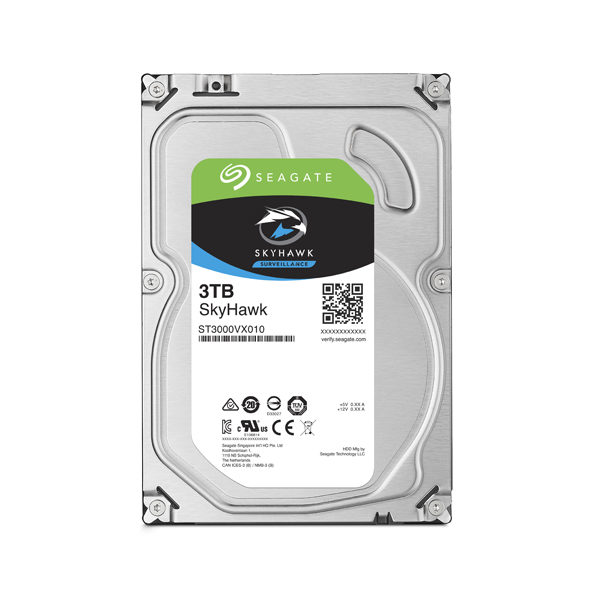 SEAGATE - SKYHAWK ST3000VX010 3TB 5900RPM 64MB SATA3 (ST3000VX010)