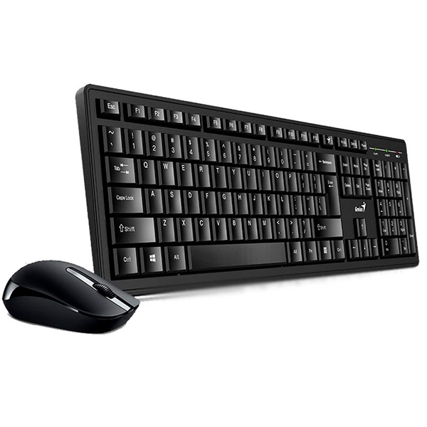 GENIUS - TECLADO + MOUSE KM-8200 INHALAMBRICO COLOR NEGRO (31340003401)
