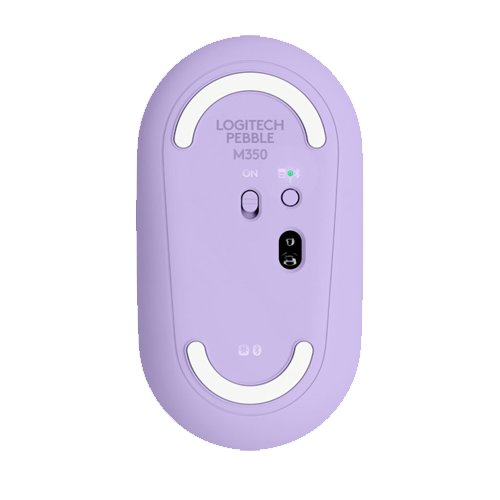 LOGITECH - M350 PEBBLE WIRELESS MOUSE-LAVENDER (910-006659)