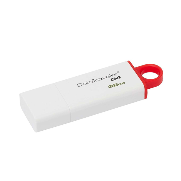 KINGSTON - PENDRIVE DATATRAVELER G4 32GB 3.0 USB BLANCO / ROJO (DTIG4/32GB)