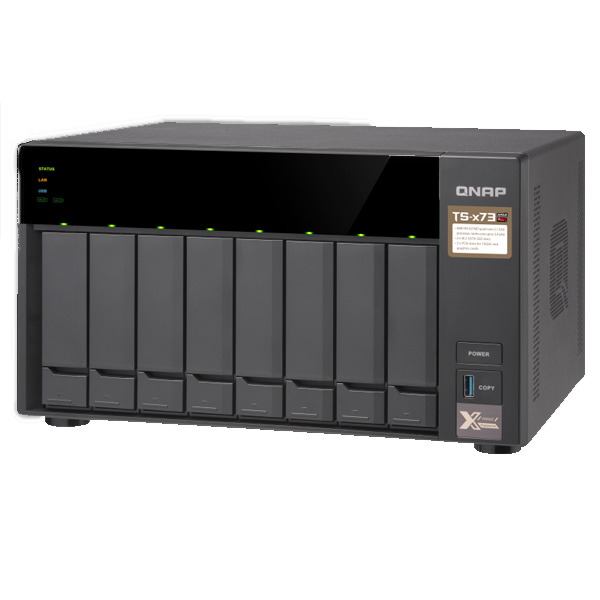 QNAP - 8 BAYS NAS TS-873-8G-US SATA 6GB/S RAM 8 GB (TS-873-8G-US)