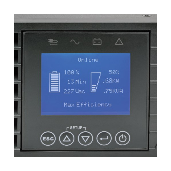 TRIPPLITE - UPS 3KVA 2.7KW ONLINE 2U RACK / TORRE OPC.T / RED LCD USB (SUINT3000LCD2U)