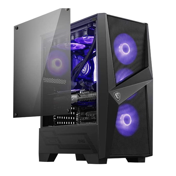 MSI - MSI GABINETE MAG FORGE 100R MID TOWER ATX BLACK (MSIMAGFORGE100R)