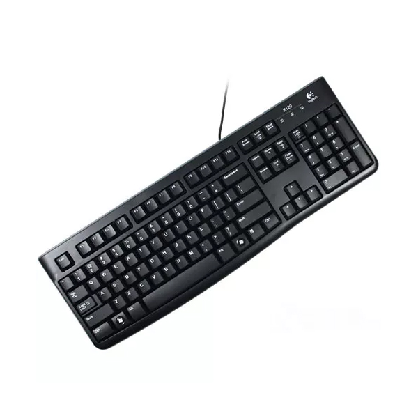 LOGITECH - TECLADO K120 USB ESPAÃ‘OL SILENCIOSO / ANTIDERRAME (920-004422)