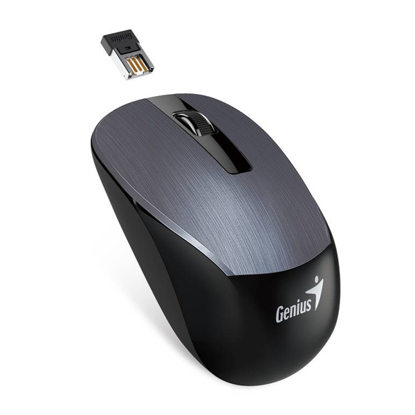 GENIUS - MOUSE NX-7015 INALAMBRICO COLOR GRIS NEGRO 2.4GHZ (31030119100)