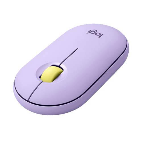 LOGITECH - M350 PEBBLE WIRELESS MOUSE-LAVENDER (910-006659)