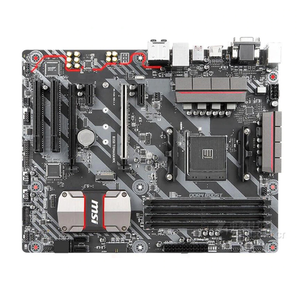 MSI - MSI B350 TOMAHAWK AMD B350 SOCKET AM4 ATX (B350 TOMAHAWK)