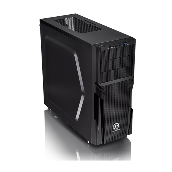 Gabinete Thermaltake Versa H21 Black, con Fuente 600 Watts (CA-3B2-60M1WU-03)