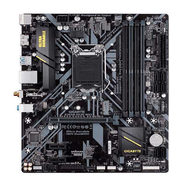 GIGABYTE - B365M DS3H WIFI-Y1 MOTHERBOARD 1151 8VA GEN 9NA G (B365MDS3HWIFI-Y1)