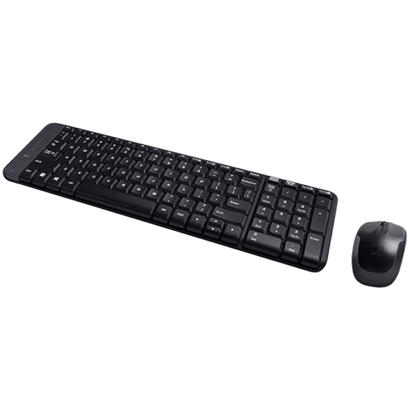 Combo Mouse+Tec LOG MK220 Inal Pila Teclado Completo Win