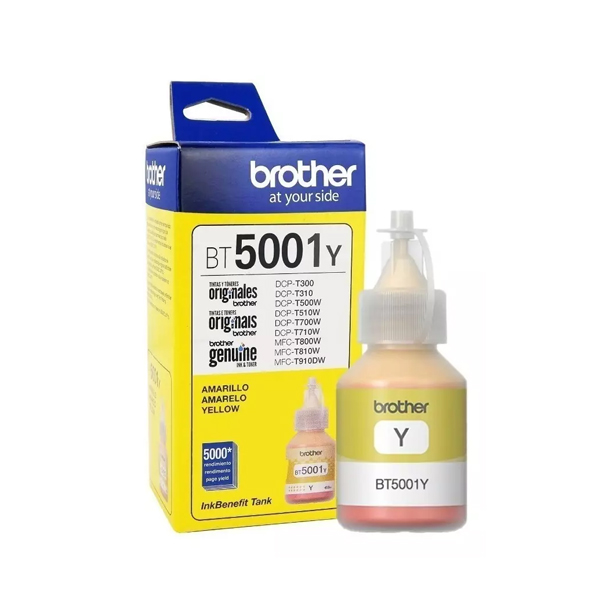 BROTHER - CARTUCHO DE TINTA AMARILLO BT5001Y 5000 PAGINAS (BT5001Y)