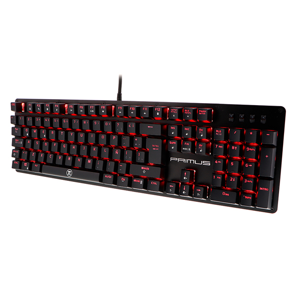 PRIMUS GAMING - TECLADO GAMING MECANICO BALLISTA 100T LUZ CAFE 70MM (PKS-102S)