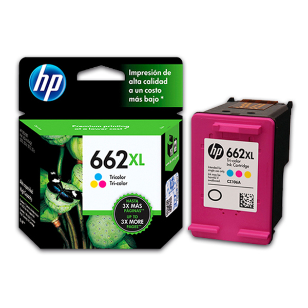 HP - TINTA TRICOLORV 662XL INK CARTRIDGE (CZ106AL)