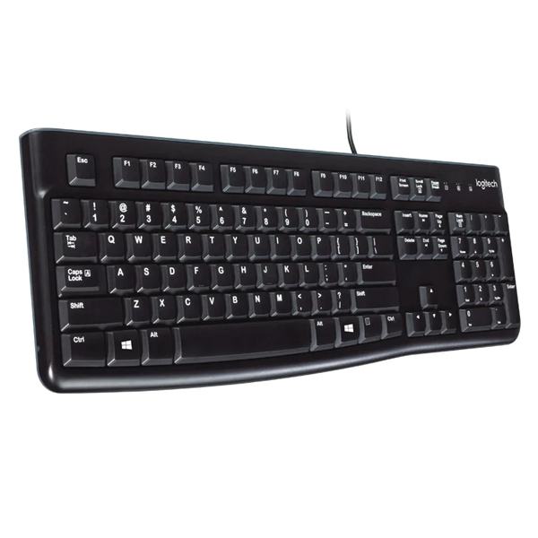 LOGITECH - TECLADO K120 USB ESPAÃ‘OL SILENCIOSO / ANTIDERRAME (920-004422)