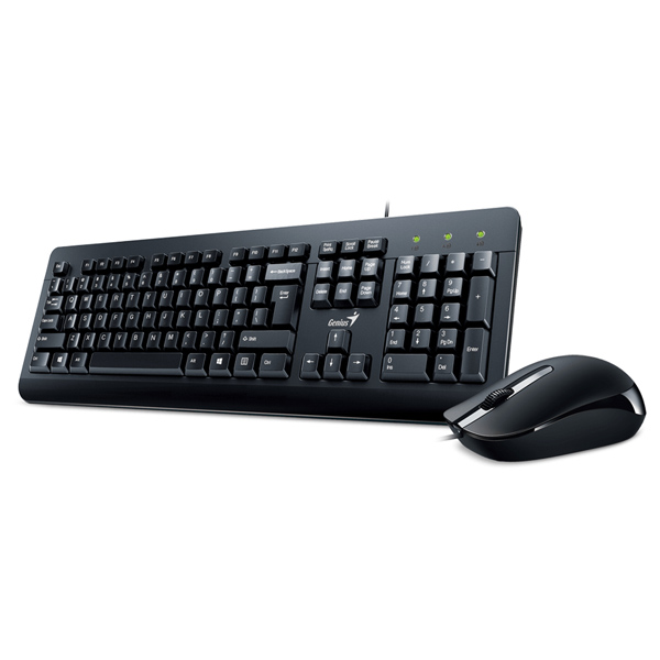 GENIUS - KIT DE TECLADO Y MOUSE KM-160 ALAMBRICO USB ESPANOL (31330001414)