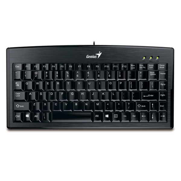 GENIUS - MINI TECLADO USB LUXEMATE 100 NEGRO - SILENCIOSO (31300725101)