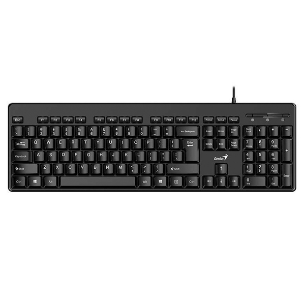 GENIUS - TECLADO KB-116 ALAMBRICO USB NEGRO ANTIDERRAME (31300008401)