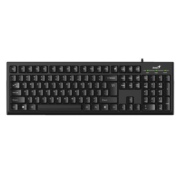 GENIUS - TECLADO USB SMART KB-100  PERSONALIZABLES - ANTIDERRAME (31300005401)