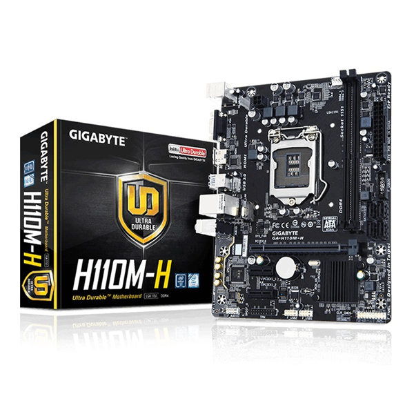 GIGABYTE - GA-H110M-H INTEL 6TH/7TH GEN LGA1151 2DIMM-DDR4 (GA-H110M-H)