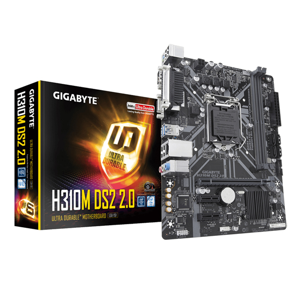 GIGABYTE - GA-H310M-DS2 - MOTHERBOARD - MICRO ATX - LGA1151 (GA-H310M-DS2)