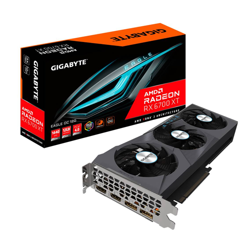 GIGIGABYTE - RX6700 XT OC RADEON 12G HDMI*2 DP*2 (GV-R67XTGAMINGOC-12GD)