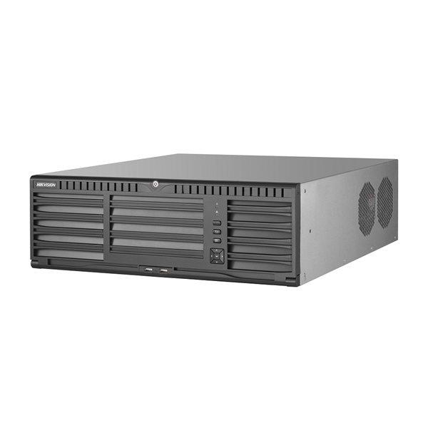 HIKVISION - NVR 128CH 4K 768MBPS 16HDD H265 / H265+ RAID 0,1,5,6,10 (DS-96128NI-I16)