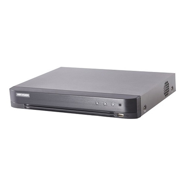 HIKVISION - TURBO DVR 1080P 16CH+2IP 2HDD H265+ 1920X1080 P:25FPS/CH (DS-7216HUHI-K2)