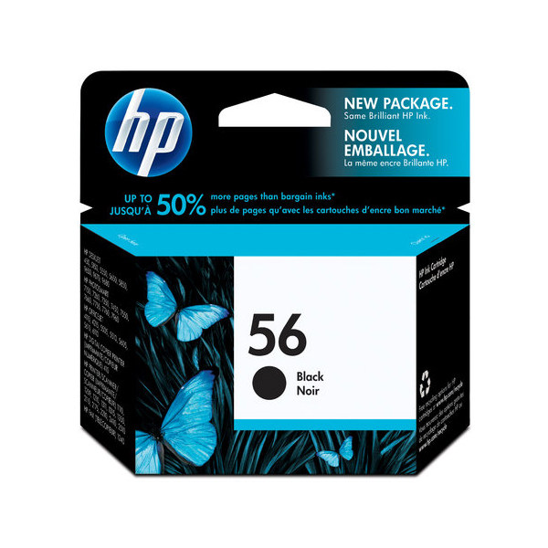 HP - CARTUCHO DE TINTA NEGRO (C6656AL)