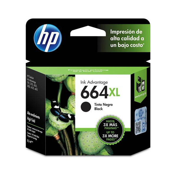 HP - CARTUCHO DE TINTA NEGRO (F6V31AL)