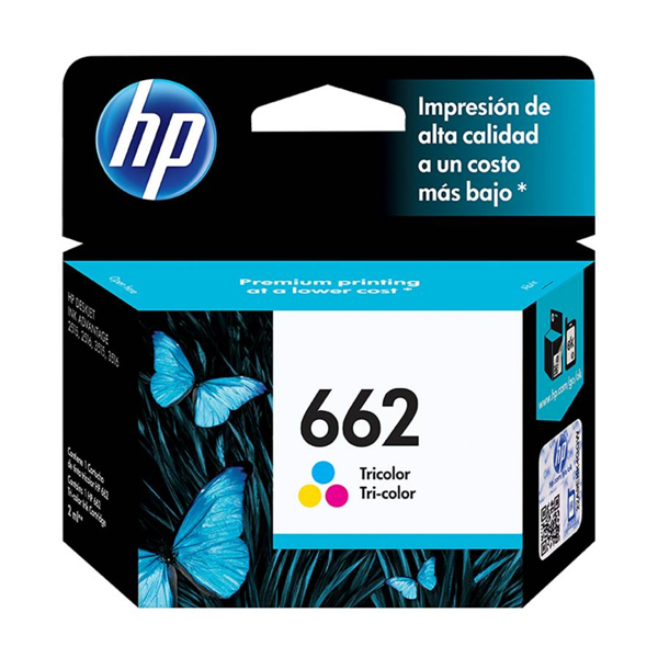 HP - TINTA TRICOLOR 662 INK CARTRIDGE (CZ104AL)