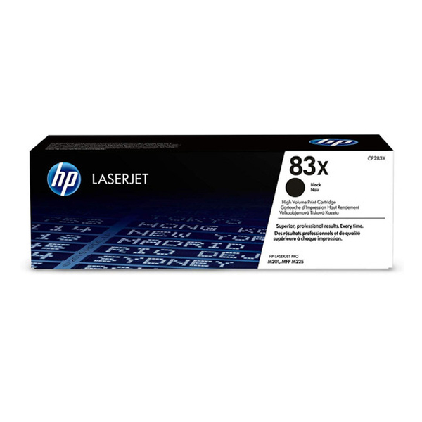 HP - TONER LASER ORIGINAL LASERJET 83X DE ALTA CAPACIDAD NEGRO (CF283X)