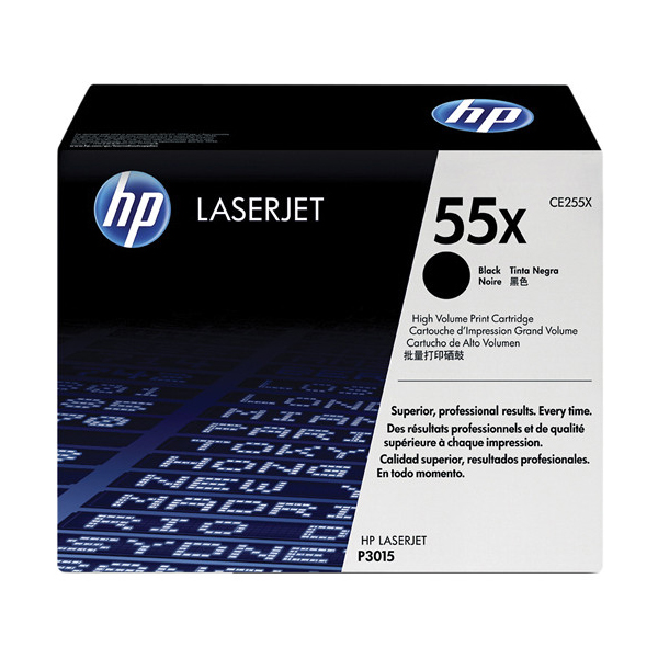 HP - TONER ORIGINAL 55X DE ALTA CAPACIDAD NEGRO (CE255X)