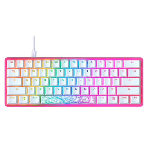 HYPERX - ALLOY ORIGINS 60 PINK MECHANICAL GAMING KEYBOARD (572Y6AA)